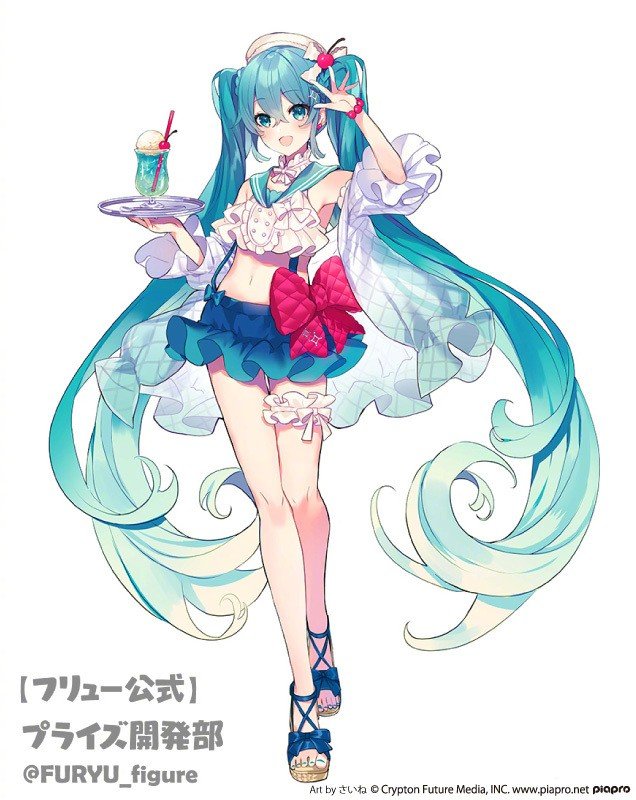 FuRyu《初音未来》Exc∞d Creative Figure SweetSweets 冰淇淋苏打景品