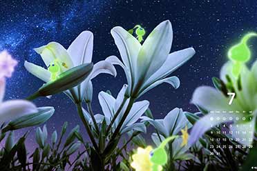 （话题）任天堂官网上架《皮克敏4》7月日历壁纸！含多种尺寸