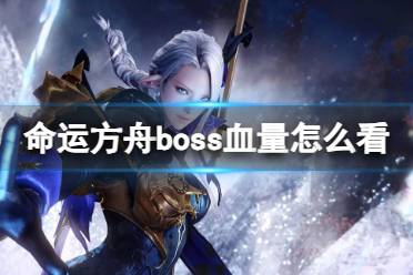 《命运方舟》攻略——boss血量查看方法